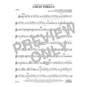 Cheap Thrills - F Horn 1